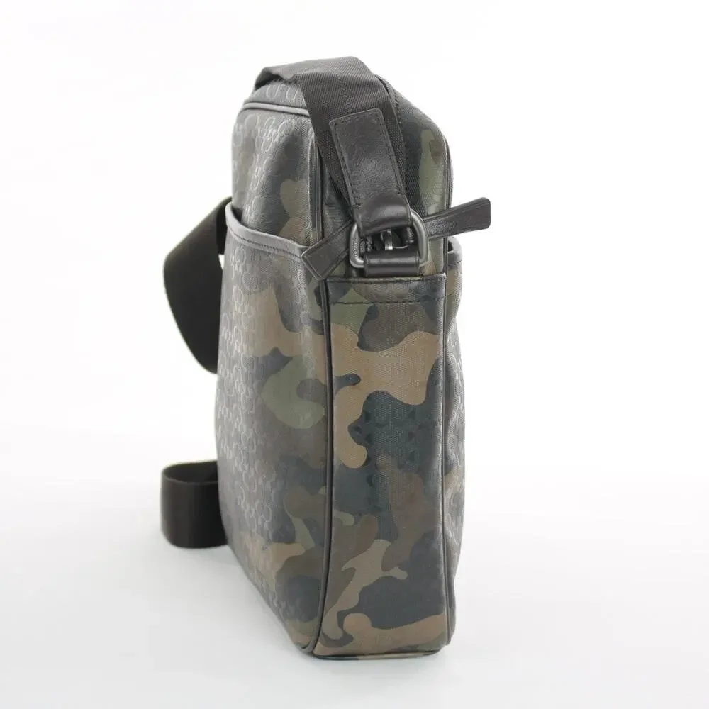 Coach Army Green Camouflage Crossbody Bag
